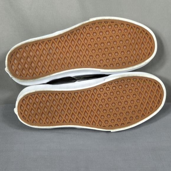 Vans Doheny Platform Sneakers Womens 8 Black Gray Canvas Polka Dot Skate Shoes - Picture 10 of 10